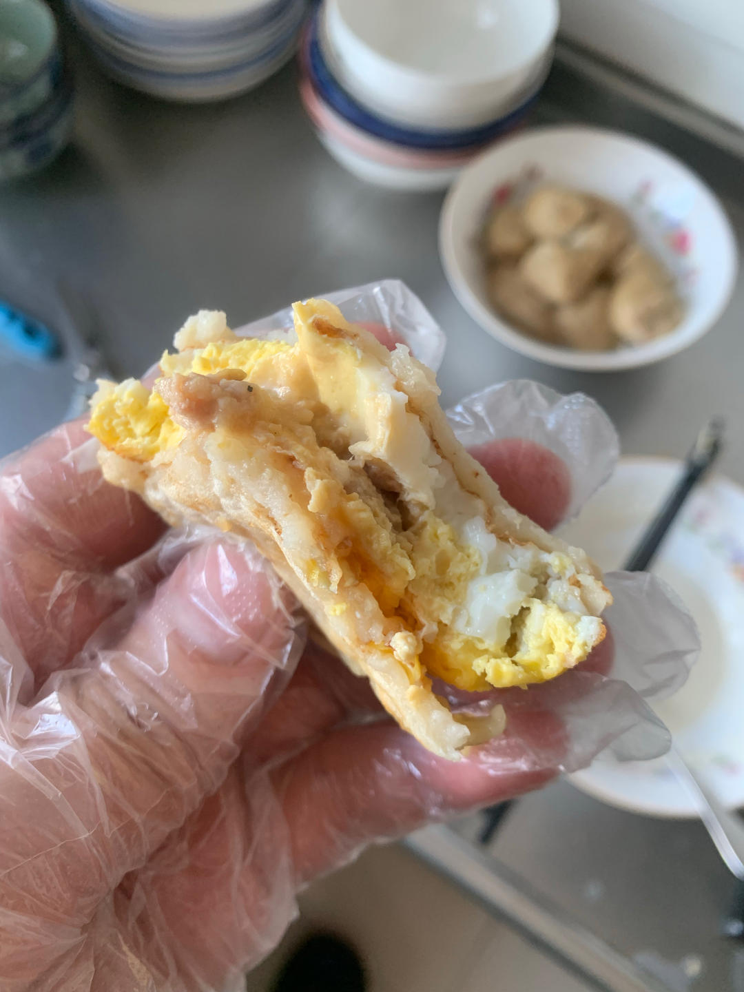 在家也能吃到鸡蛋堡