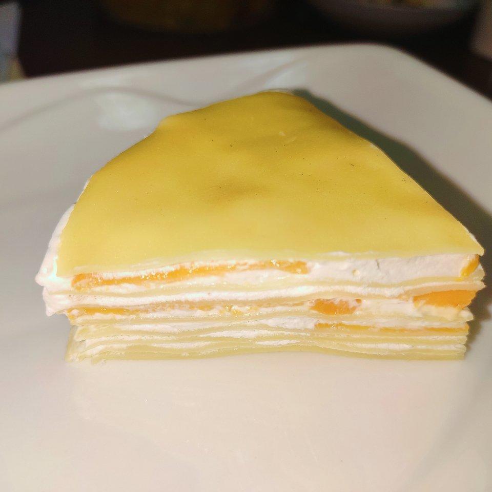 芒果千层蛋糕，100%成功告别煎皮无能