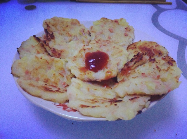土豆火腿早餐饼