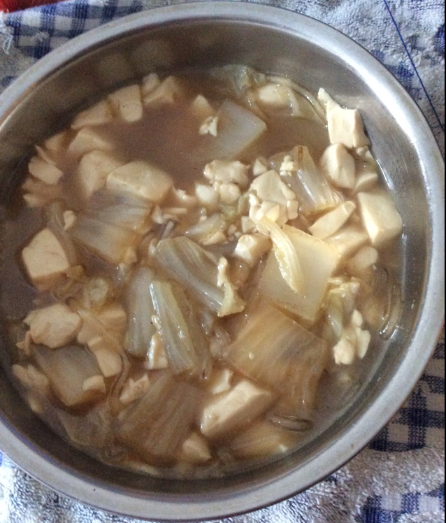 白菜炖豆腐