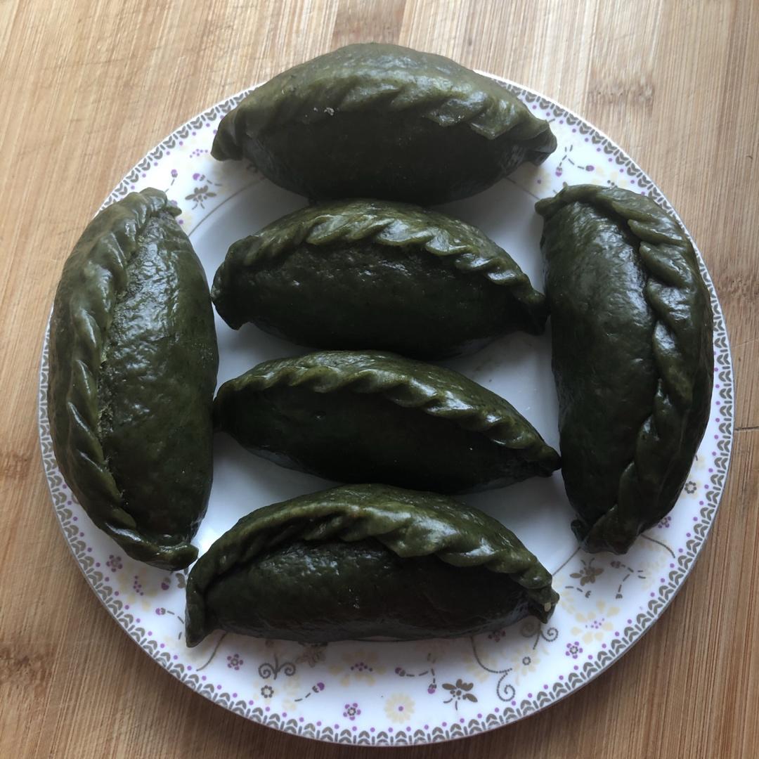 江西特产之——清明粿（春笋咸肉雪菜豆干陷）