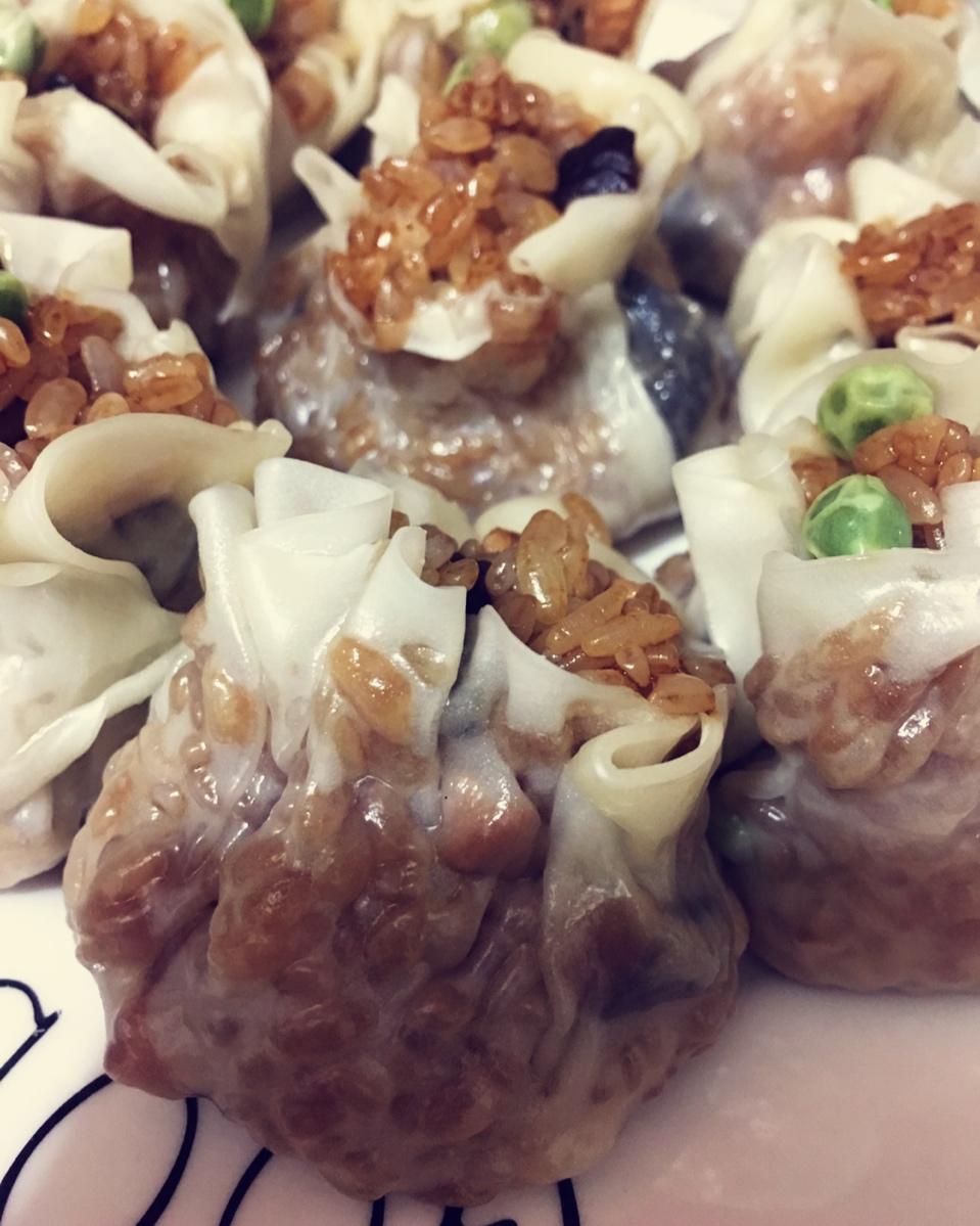 家常糯米烧卖（饺子皮版）