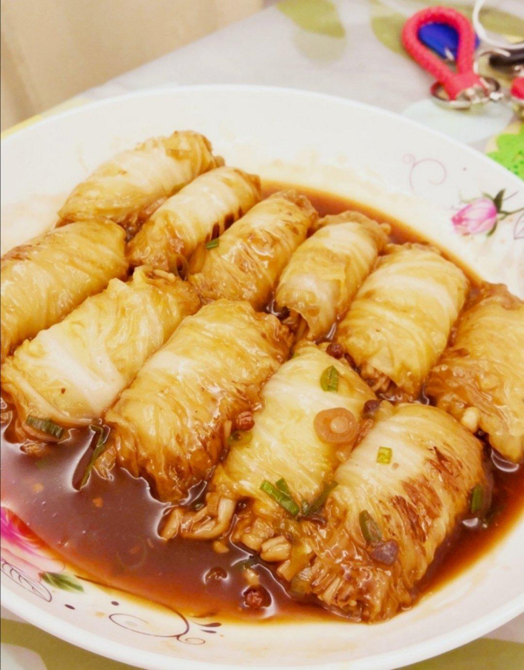 无油娃娃菜卷金针菇的全部作品