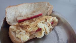 早餐☼ 螃蟹肉条鸡蛋面包的做法 步骤5