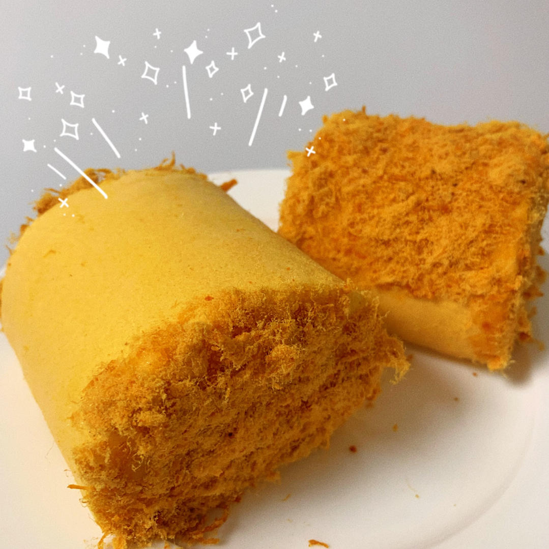 香葱肉松蛋糕卷（这是一个步骤超级详细的视频菜谱）