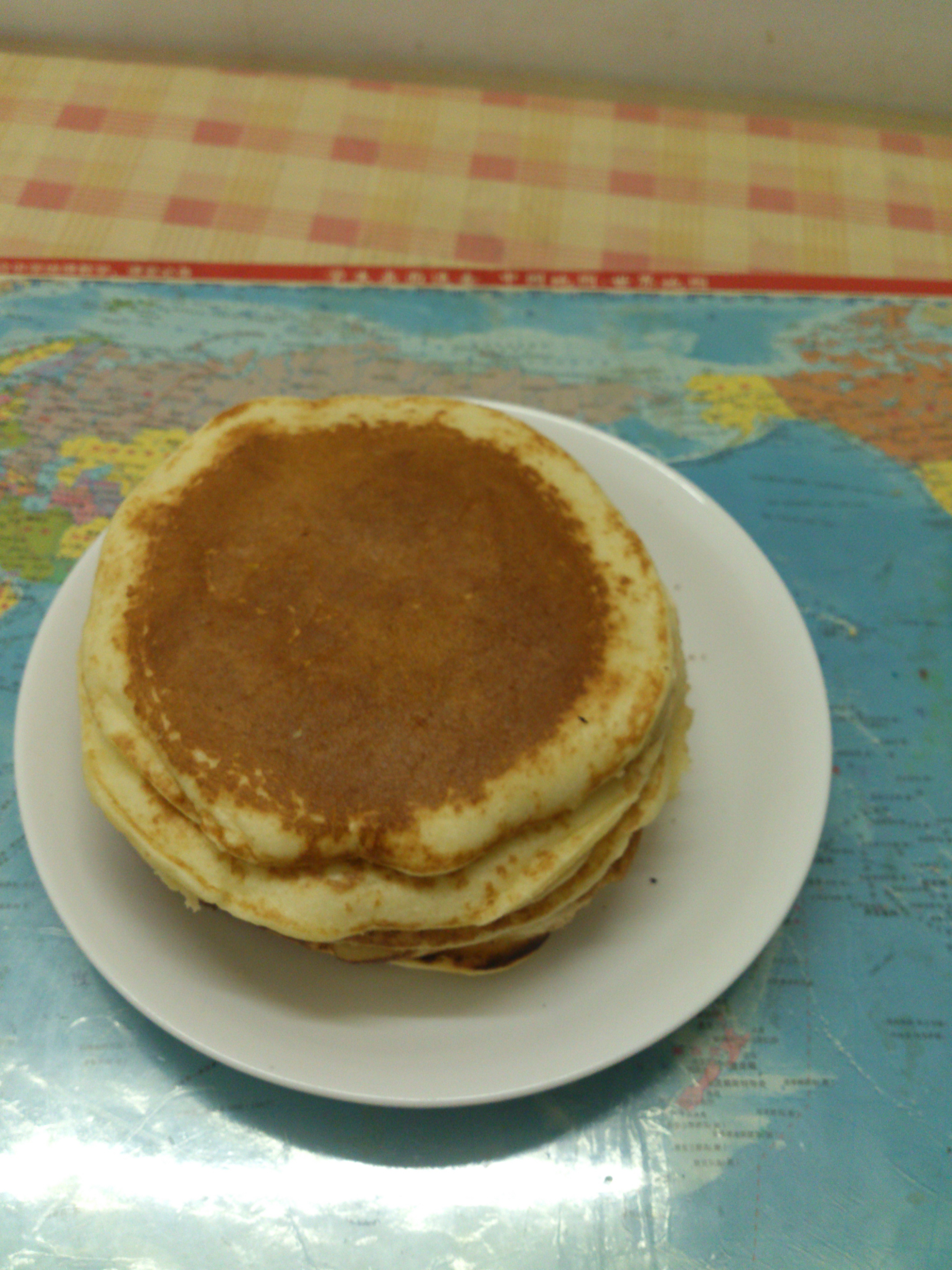 超级简单pancake【无黄油健康版】