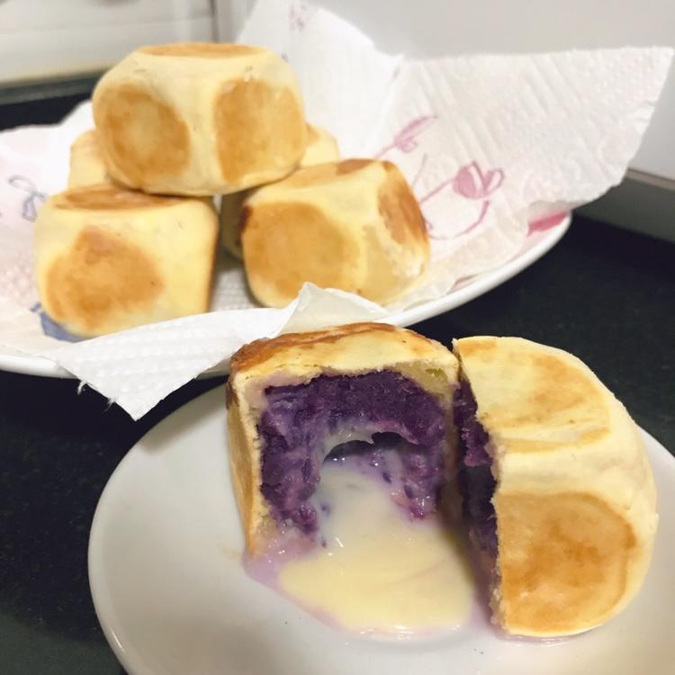 【爆浆紫薯仙豆糕】