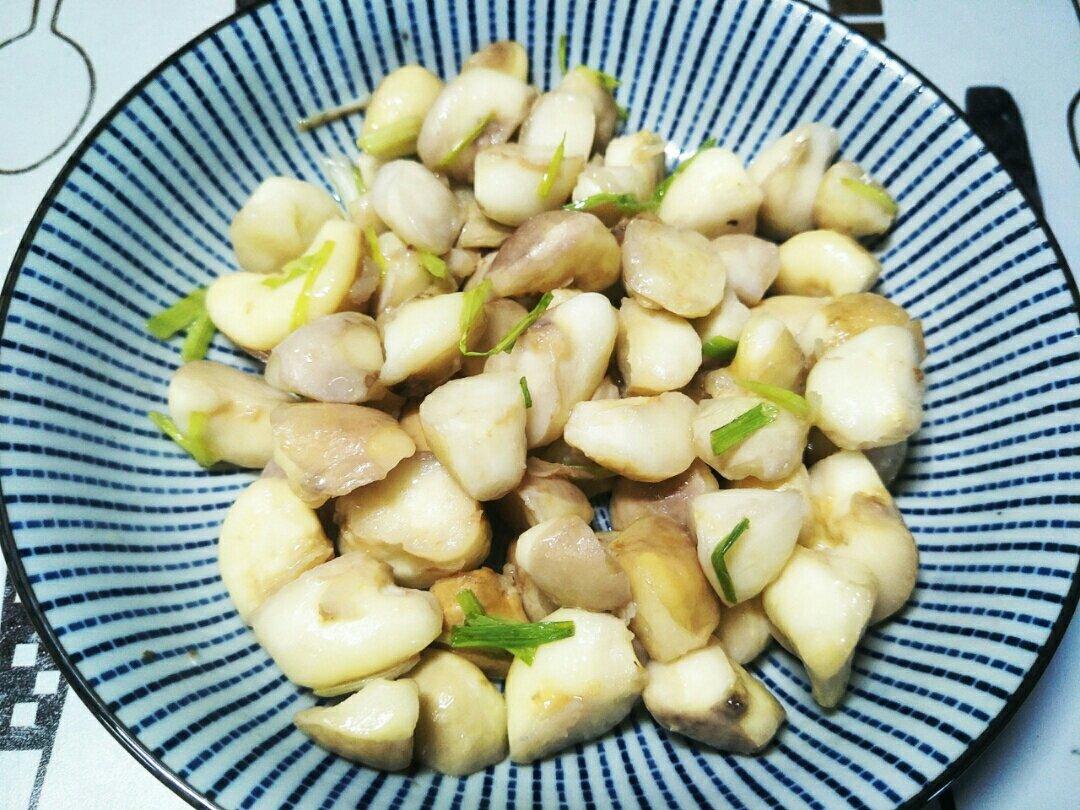 香葱炒菱角
