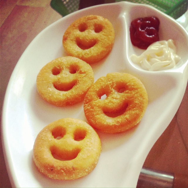 我就是喜欢矫情做的笑脸薯条