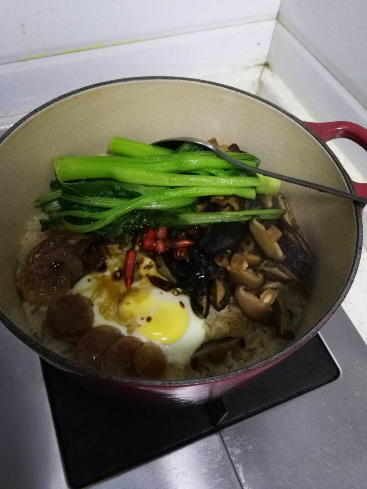 【电饭煲腊肠煲仔饭】