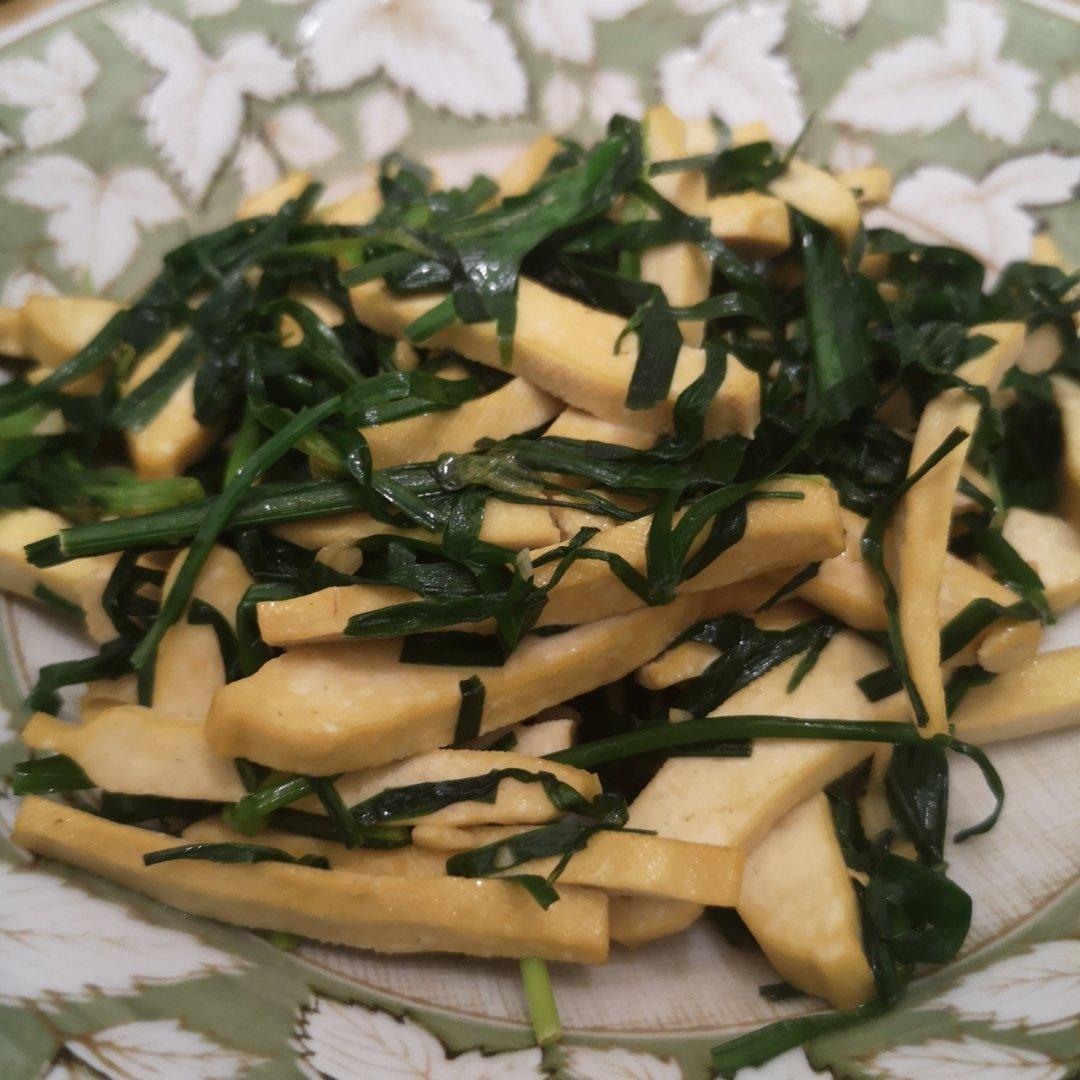 韭菜豆腐干