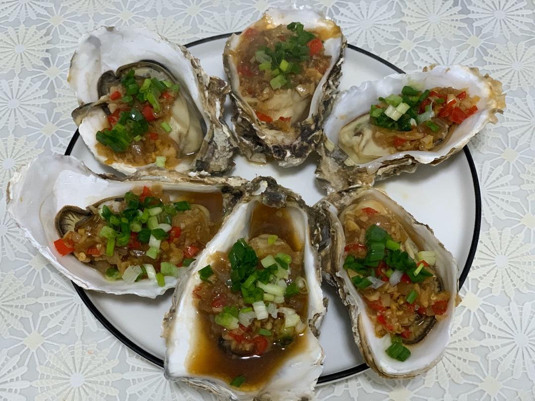 超简单～蒸蒜蓉生蚝