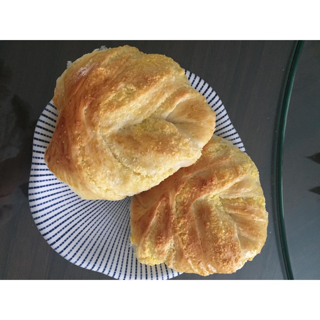 椰蓉叶子面包