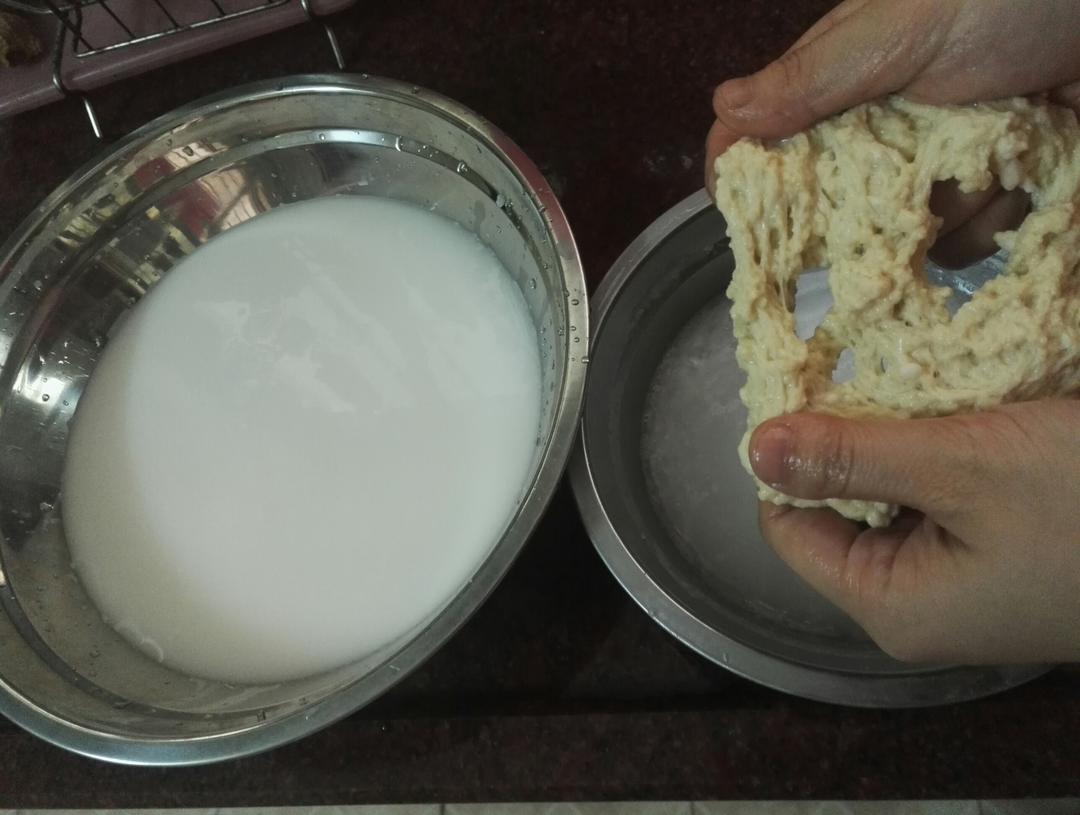 纯奶手撕吐司的做法 步骤1