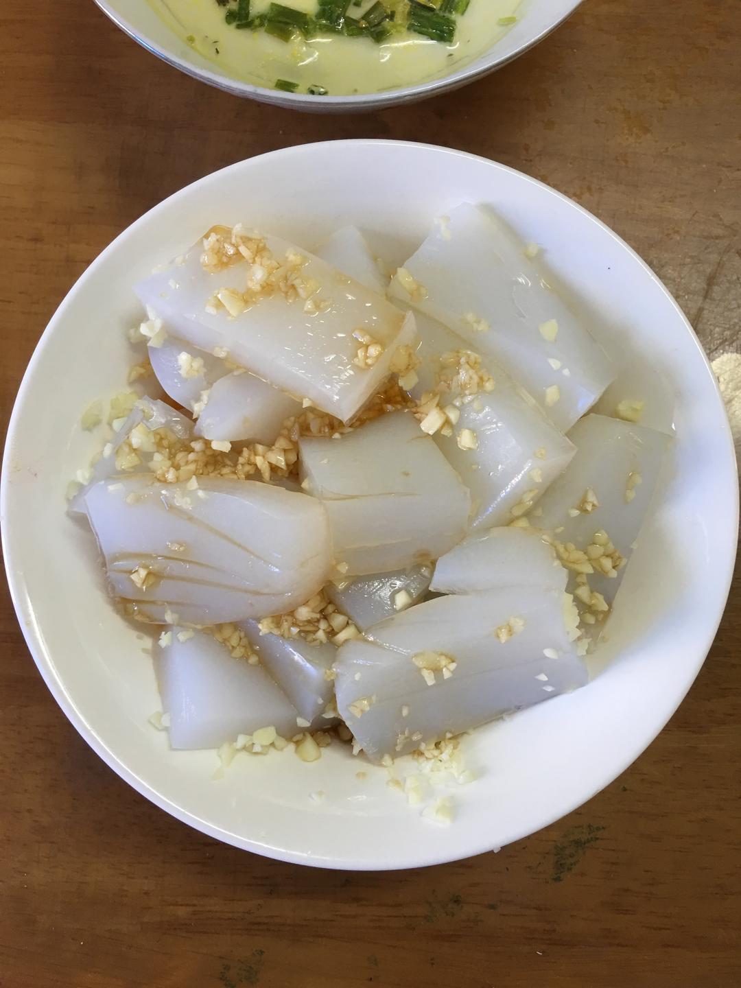 凉拌水晶豆腐的做法