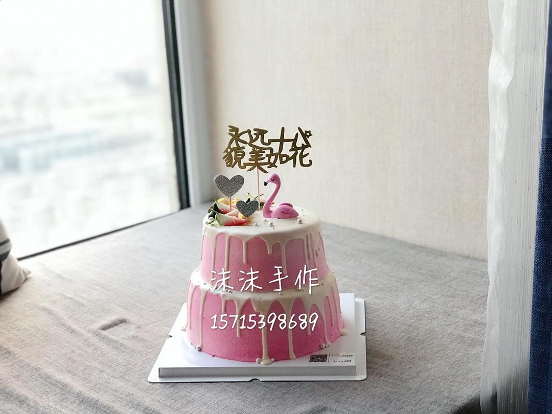 简单快手又美丽的芝士淋面