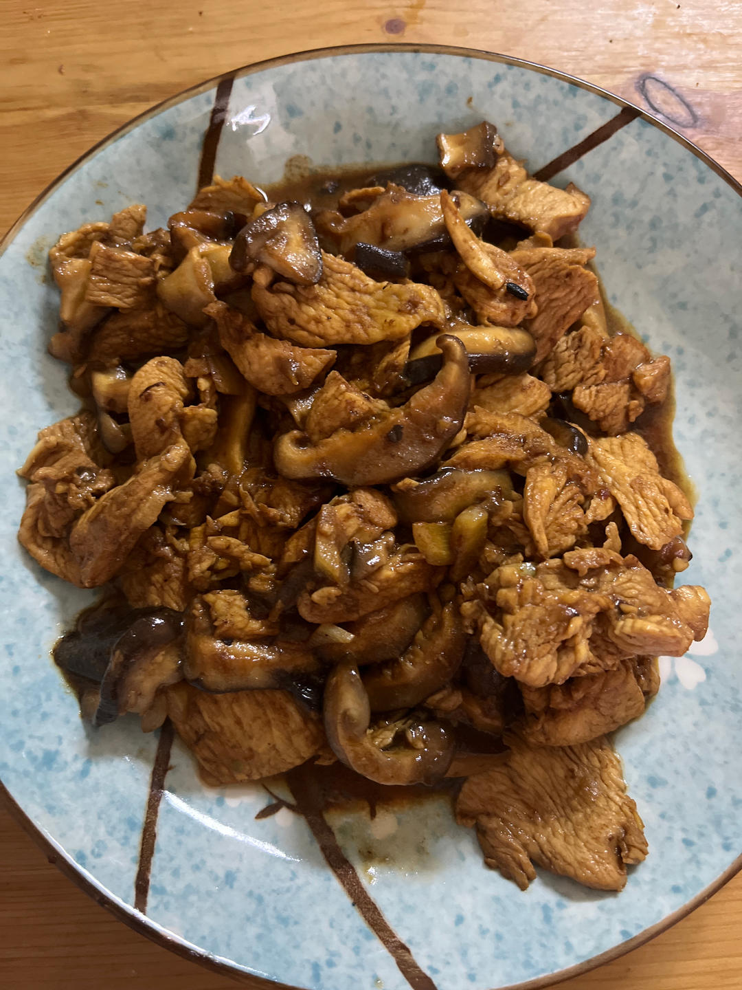 香菇炒鸡胸肉（快炒）