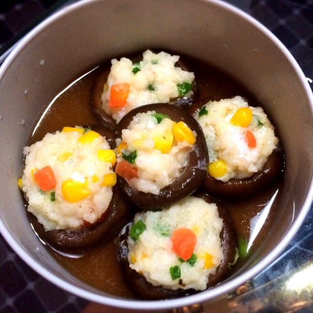 虾仁酿香菇