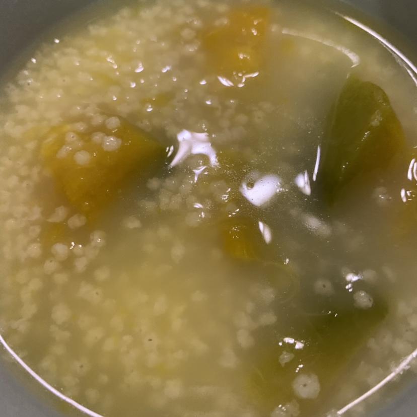 南瓜小米百合粥
