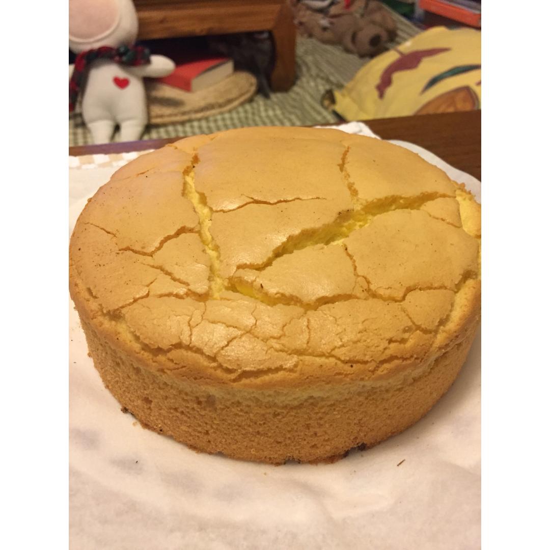 6寸原味戚风蛋糕