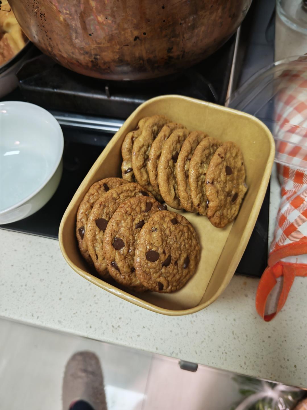 超级正宗的美式巧克力软曲奇Chocolate chips cookie,chewy 醇香美味，入口既化之感,零难度