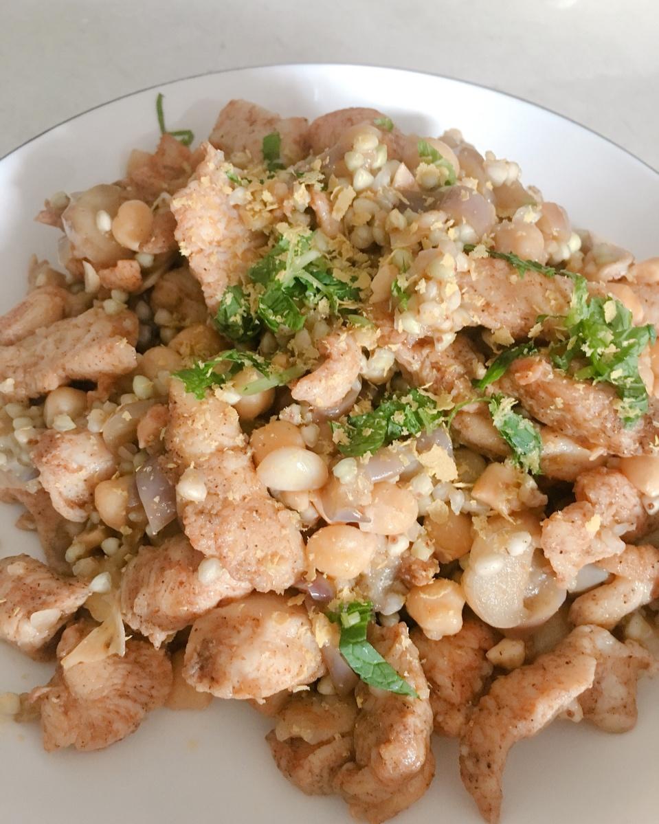 【健康三餐】鹰嘴豆鸡胸茄子饭