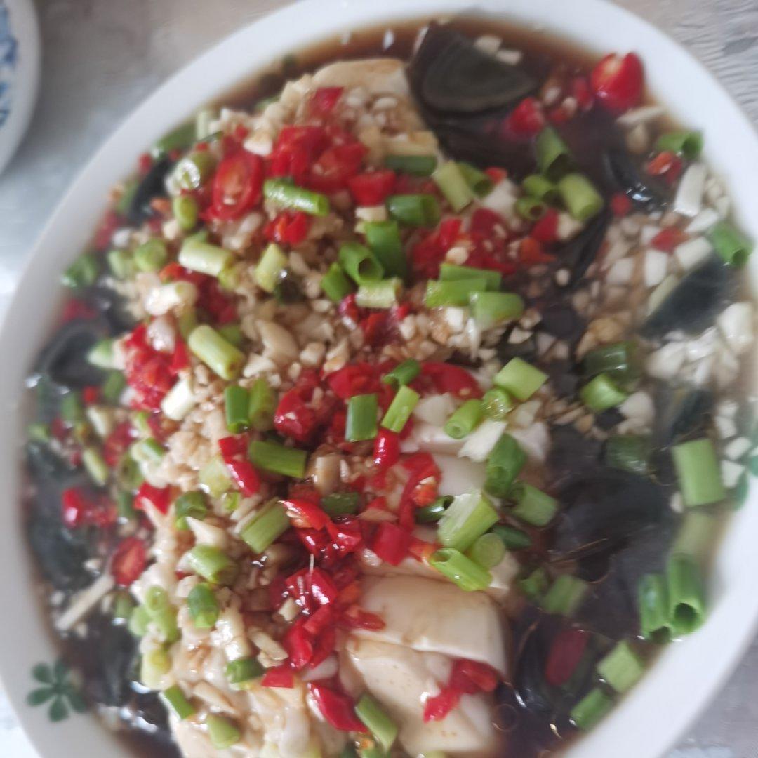 快手菜❗五分钟😋皮蛋豆腐