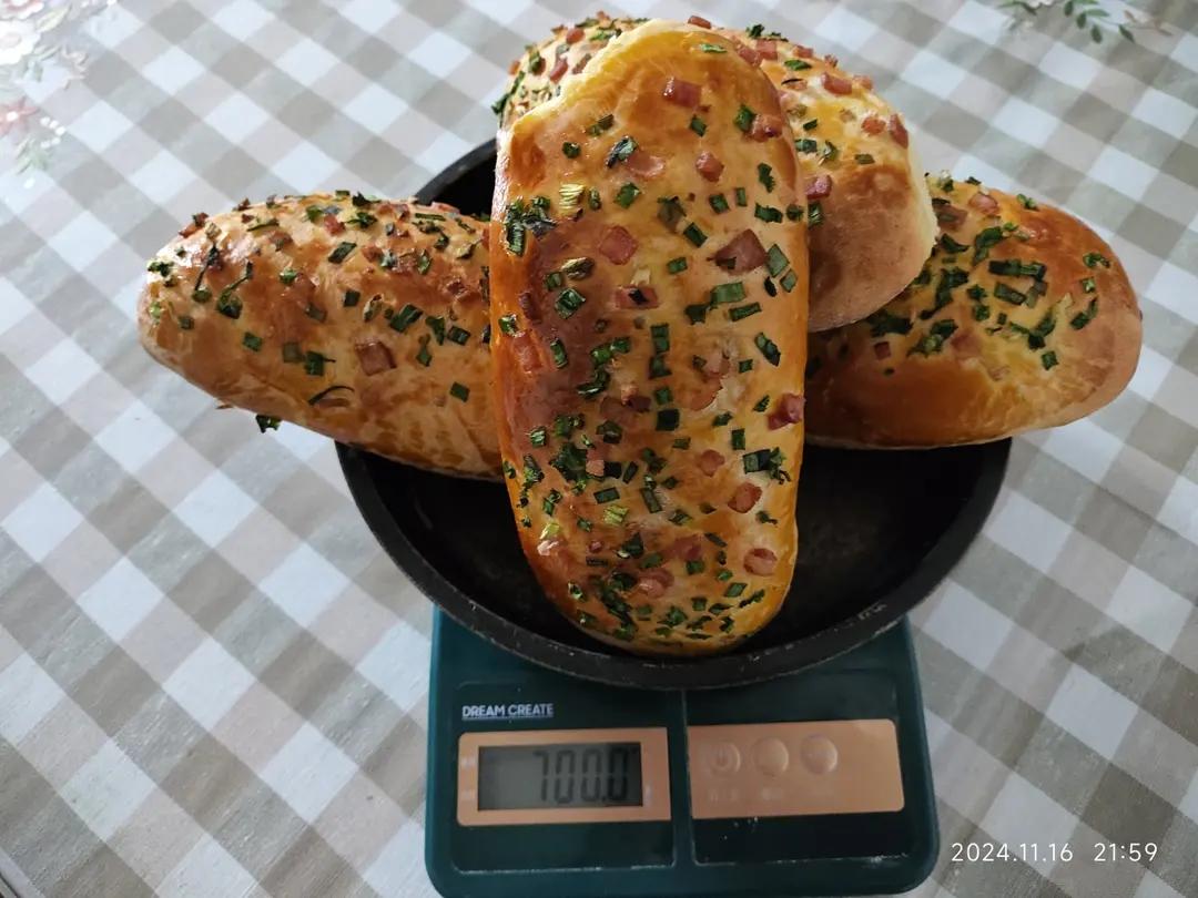芝士葱香肉松火腿咸味吐司