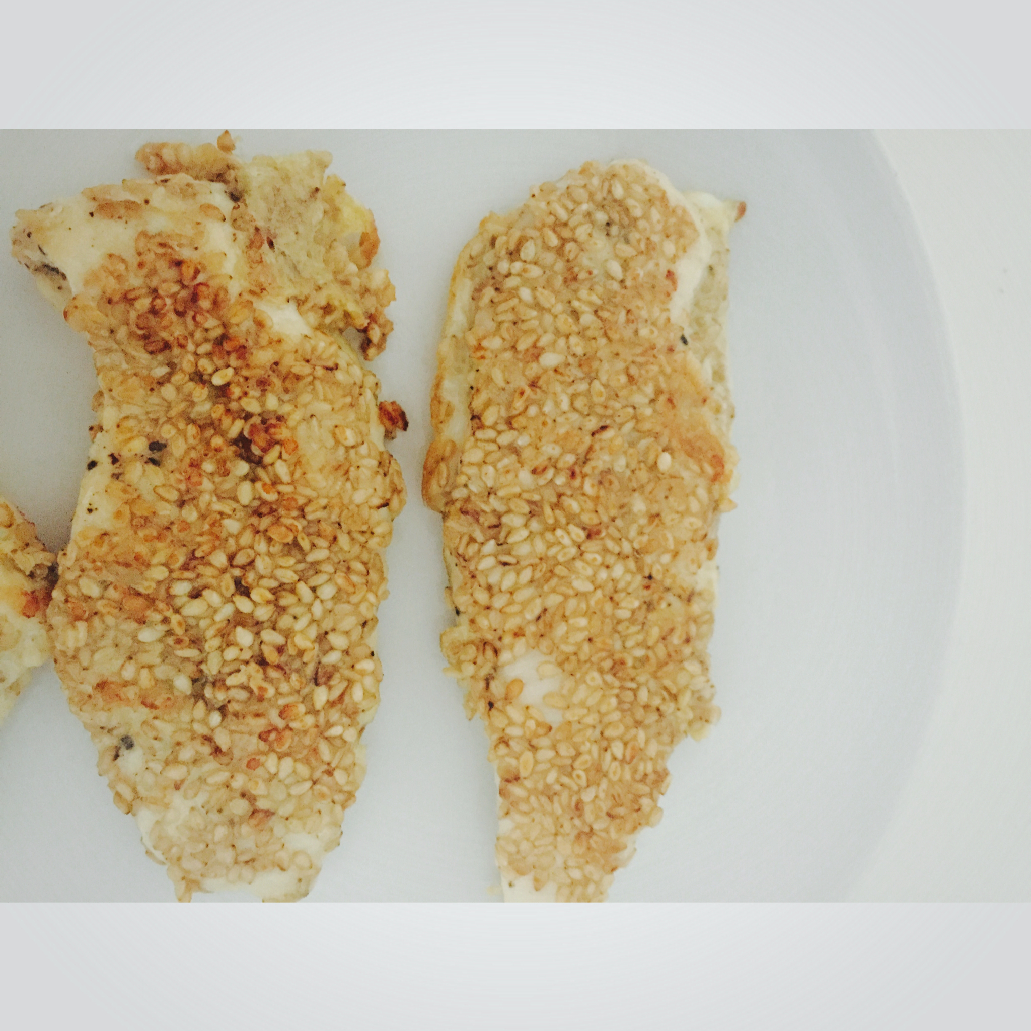 芝麻煎鸡胸