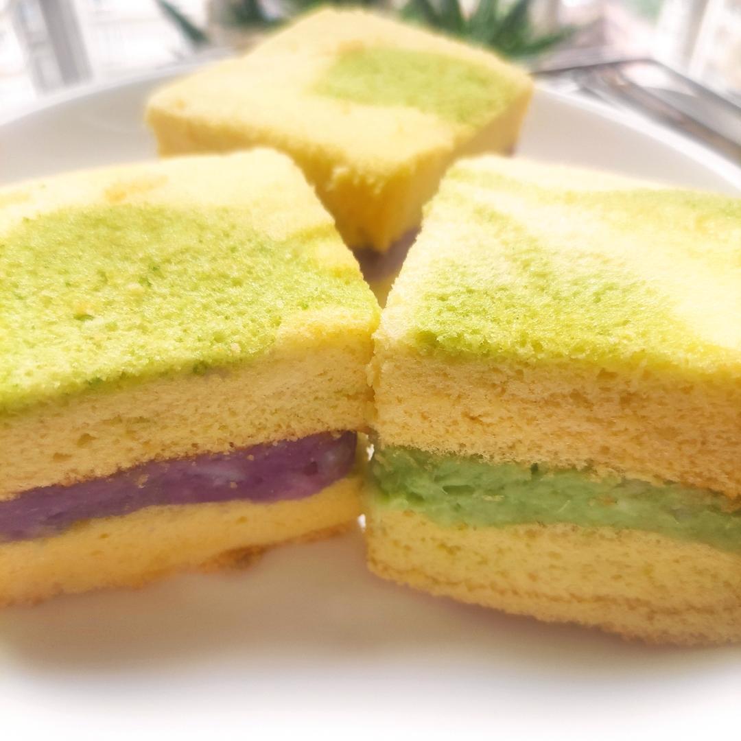 香葱海苔肉松芝麻蛋糕卷