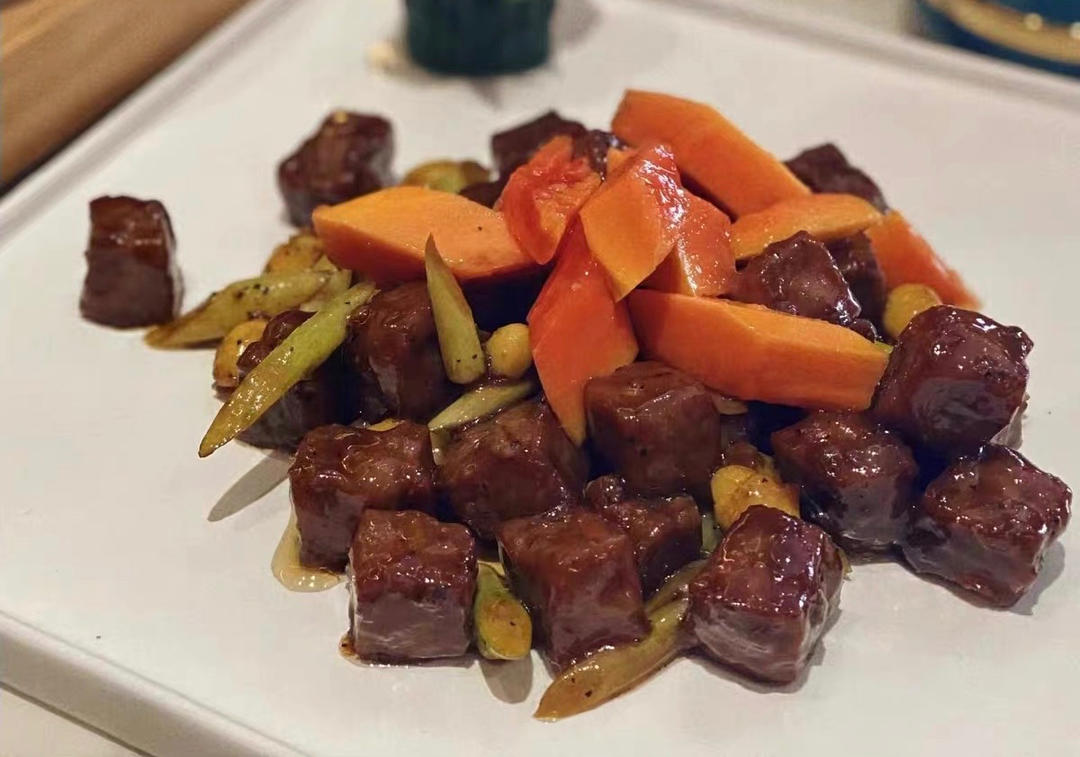 黑胡椒牛肉粒~补充优质蛋白