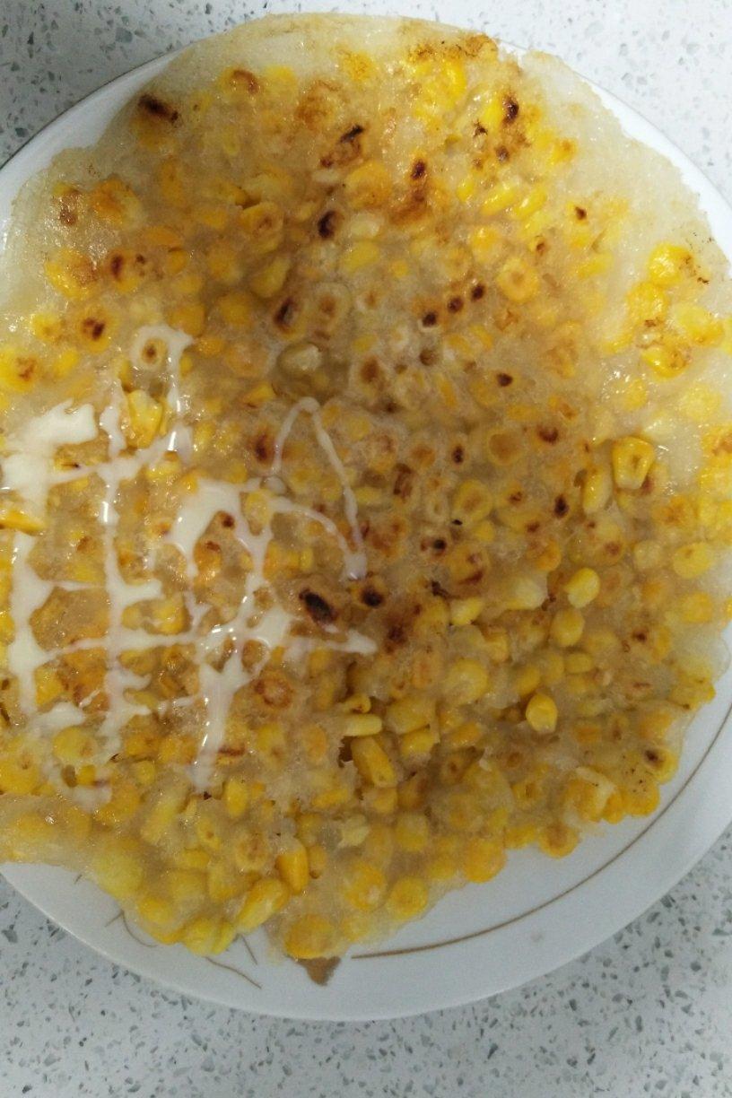 冰花玉米烙（不需要技巧百分之百成功）