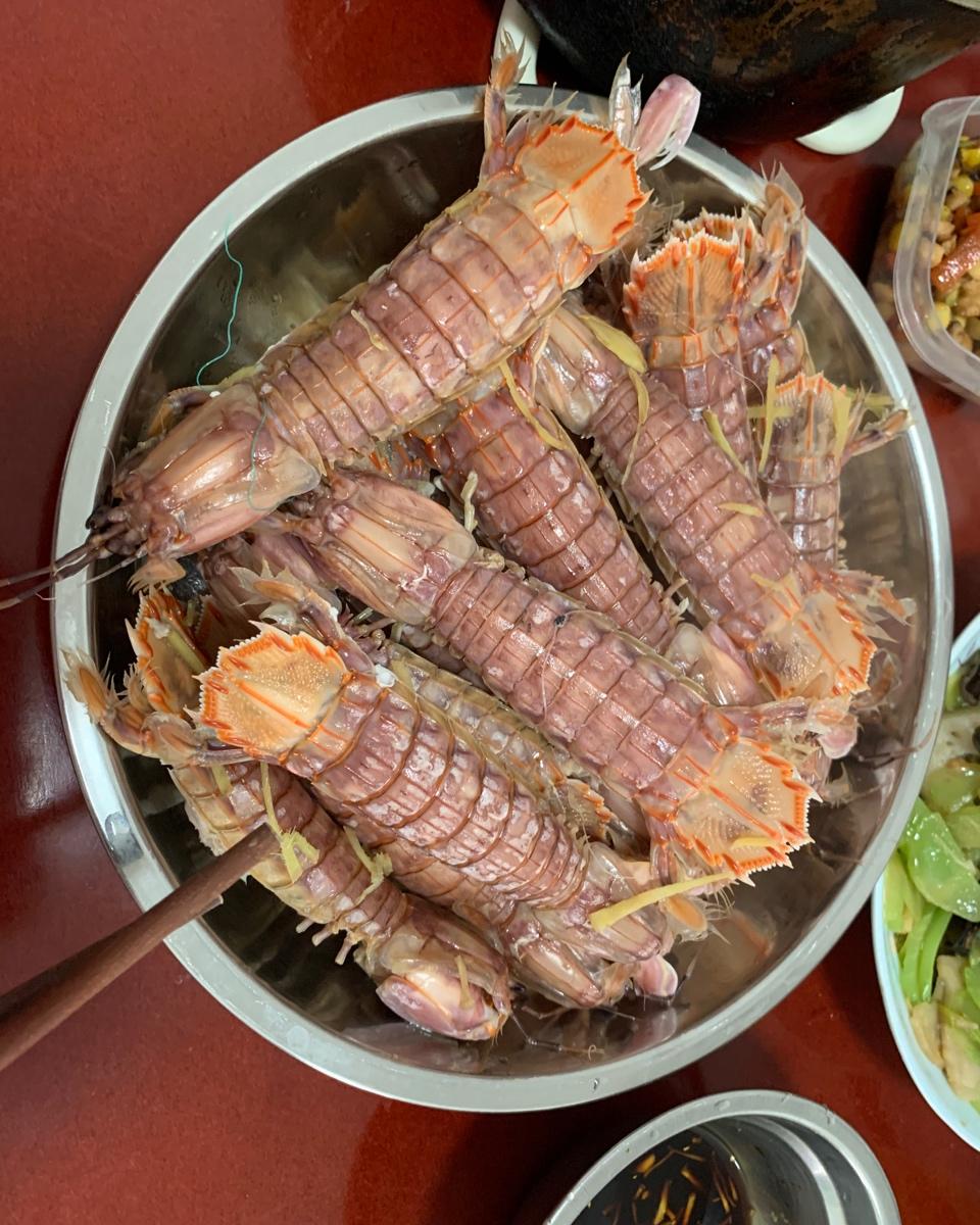 大盗贼q做的清蒸皮皮虾