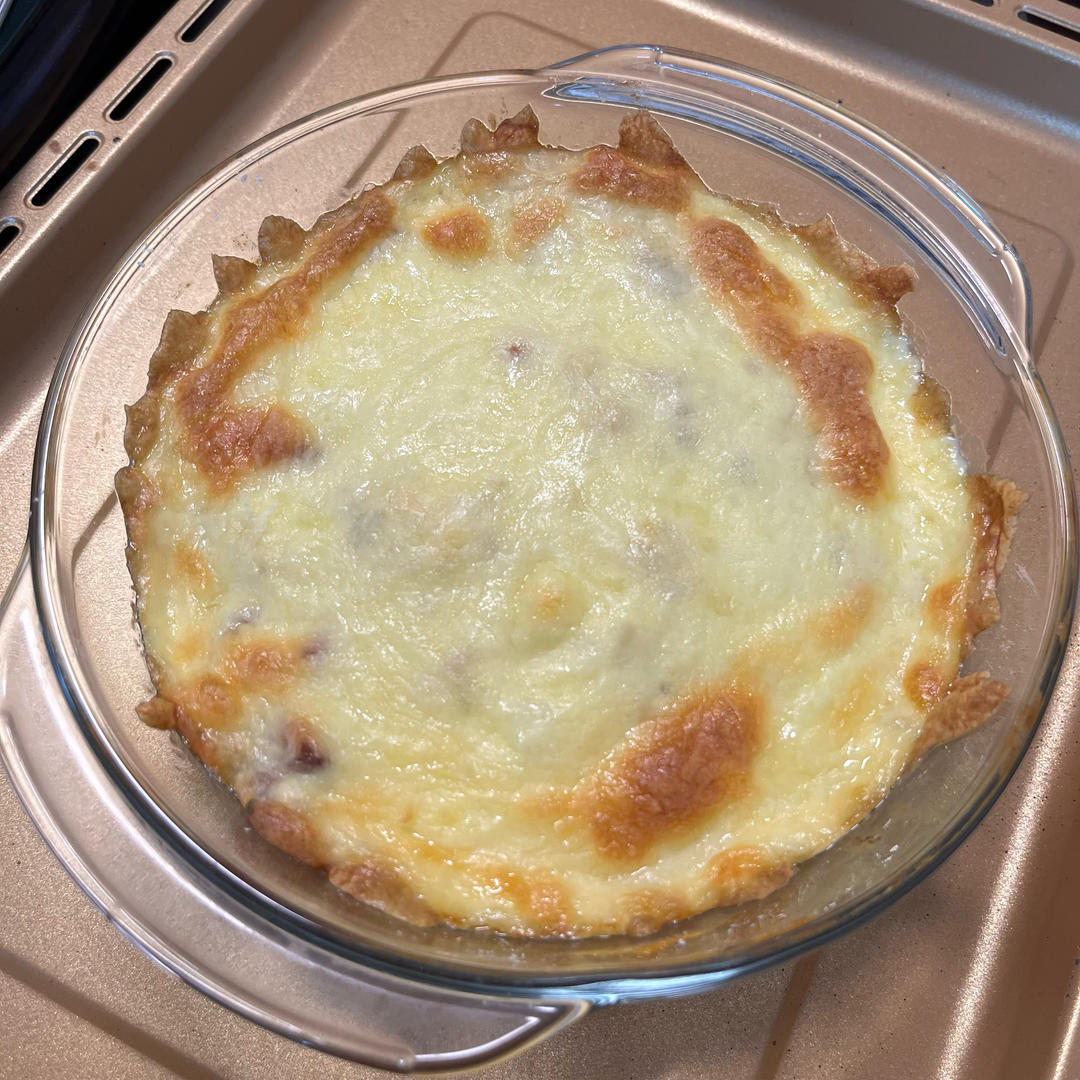 奶油蘑菇培根焗饭