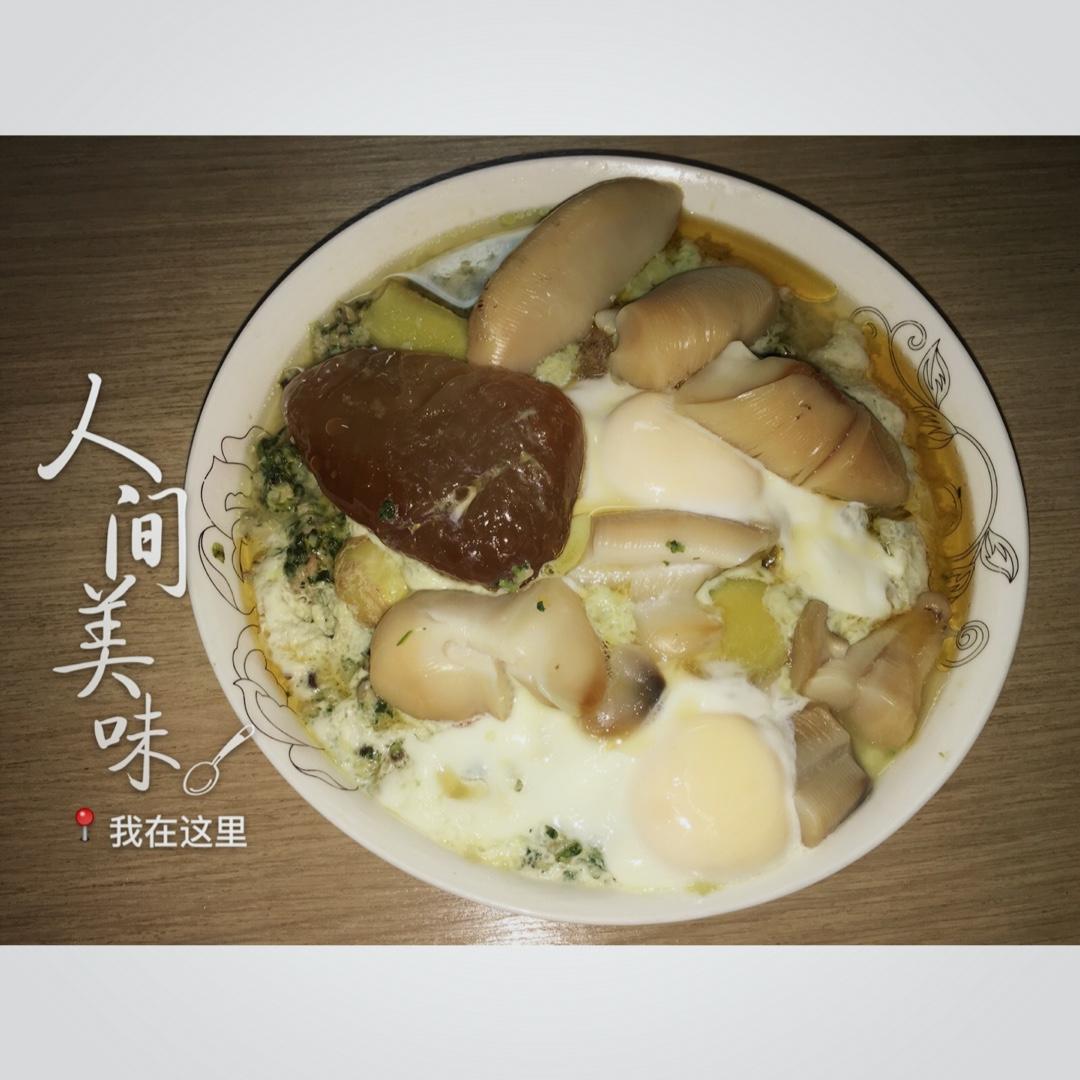 快手墨鱼蛋蒸鸡蛋
