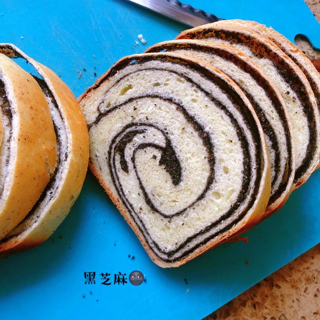 北海道红豆沙漩涡吐司🌀超完美漩涡整形法 无黄油豆沙面包