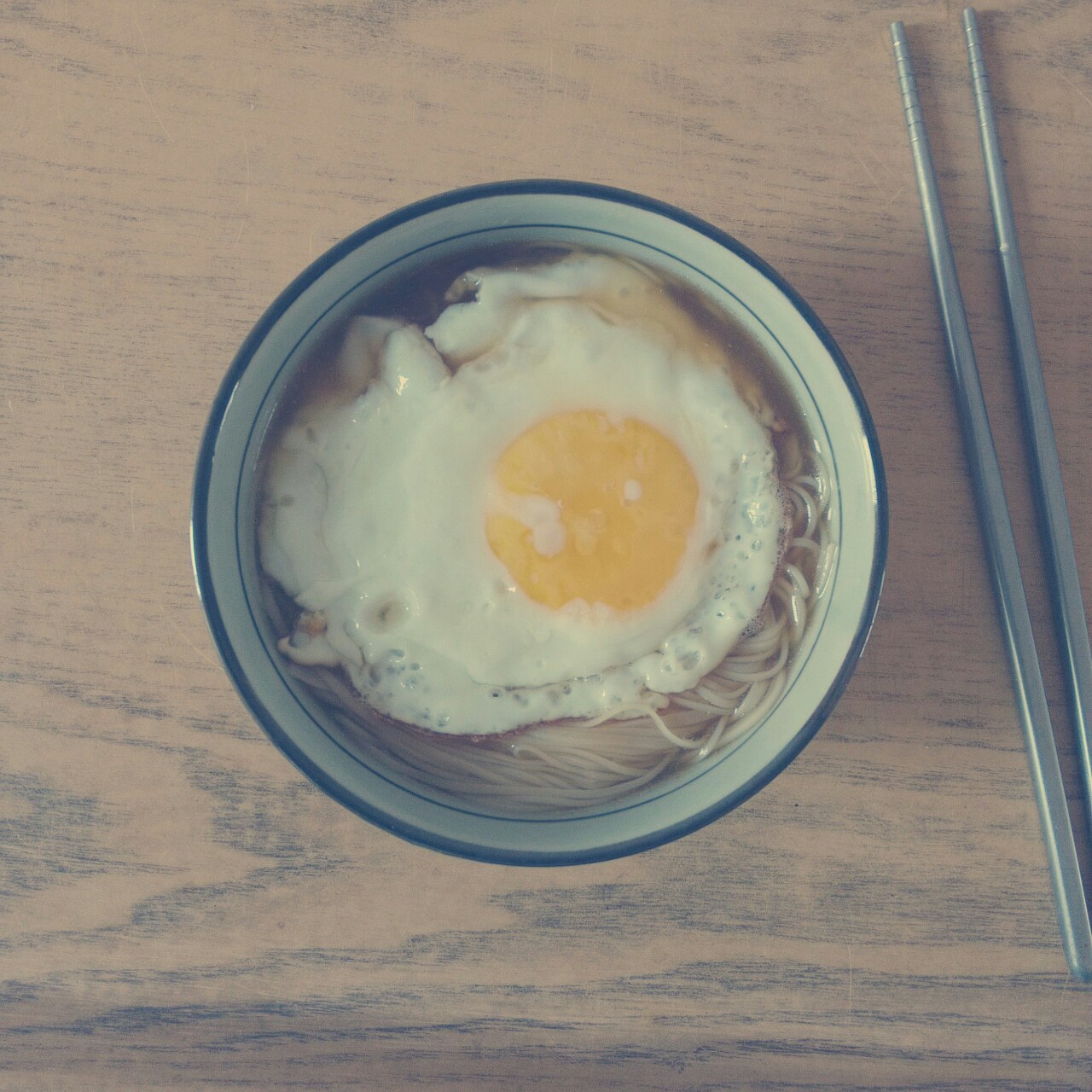 小葱麻油酱油面