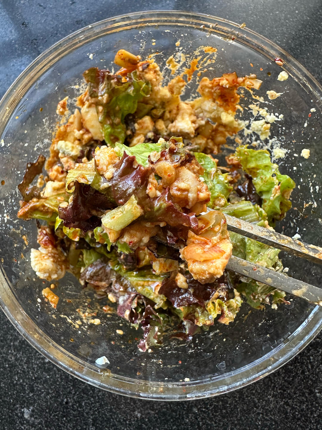 生菜拌鸡蛋的做法