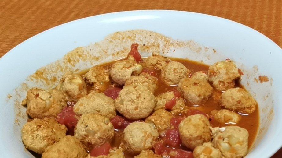 茄汁鸡胸肉丸子