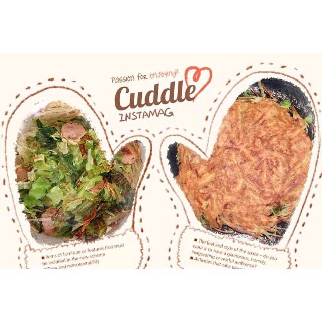 土豆丝五彩蛋饼