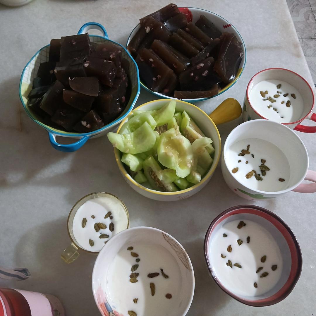 红豆马蹄糕