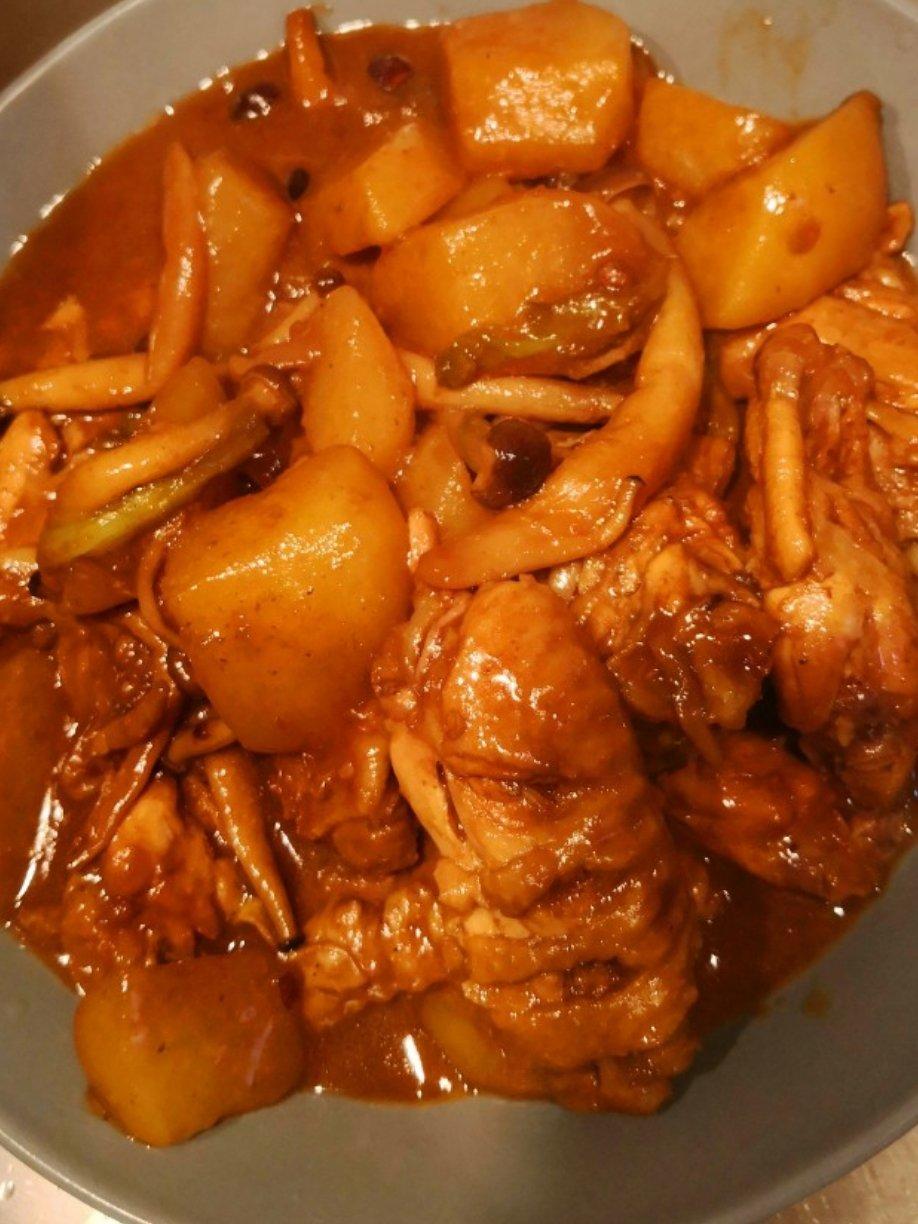 土豆炖鸡翅（快手零失败）