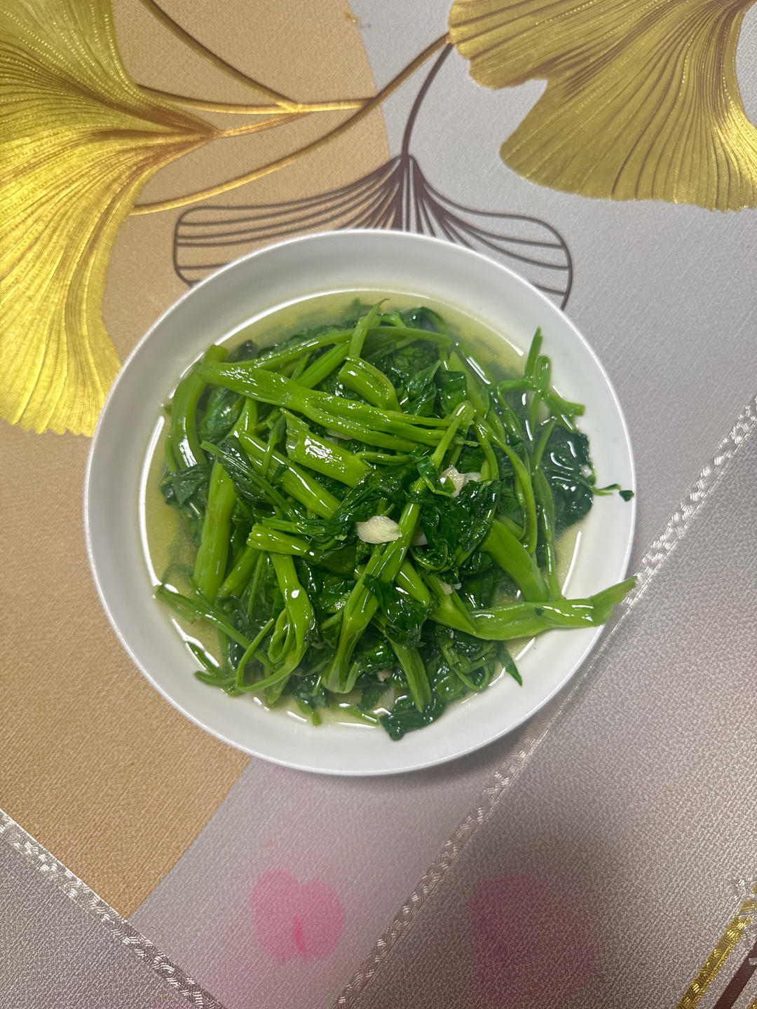 炝炒空心菜（不黑的秘密）