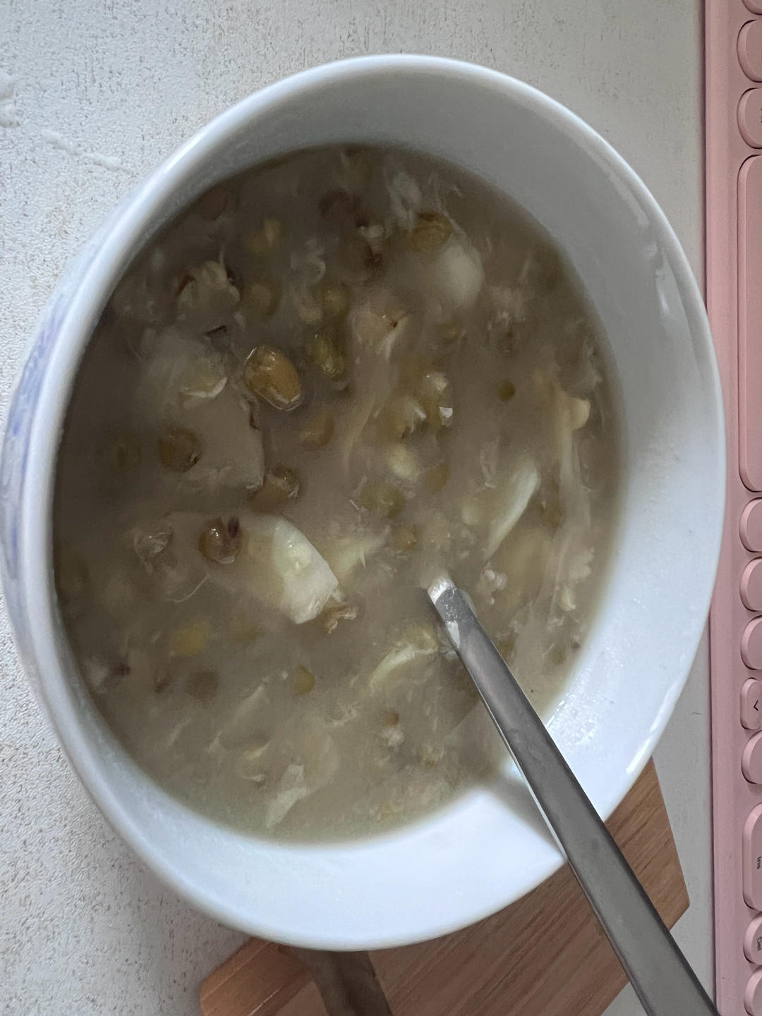 冰糖绿豆百合汤