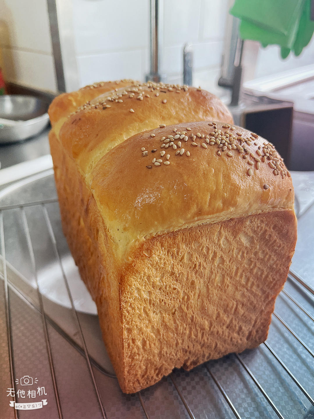 比戚风都软的烫种法南瓜吐司，带馅更好吃！