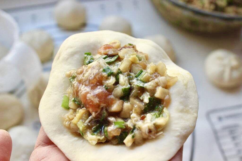 ling用料白菜猪肉包子馅的做法猪肉(比较肥那种),菜包配纯瘦肉会太寡