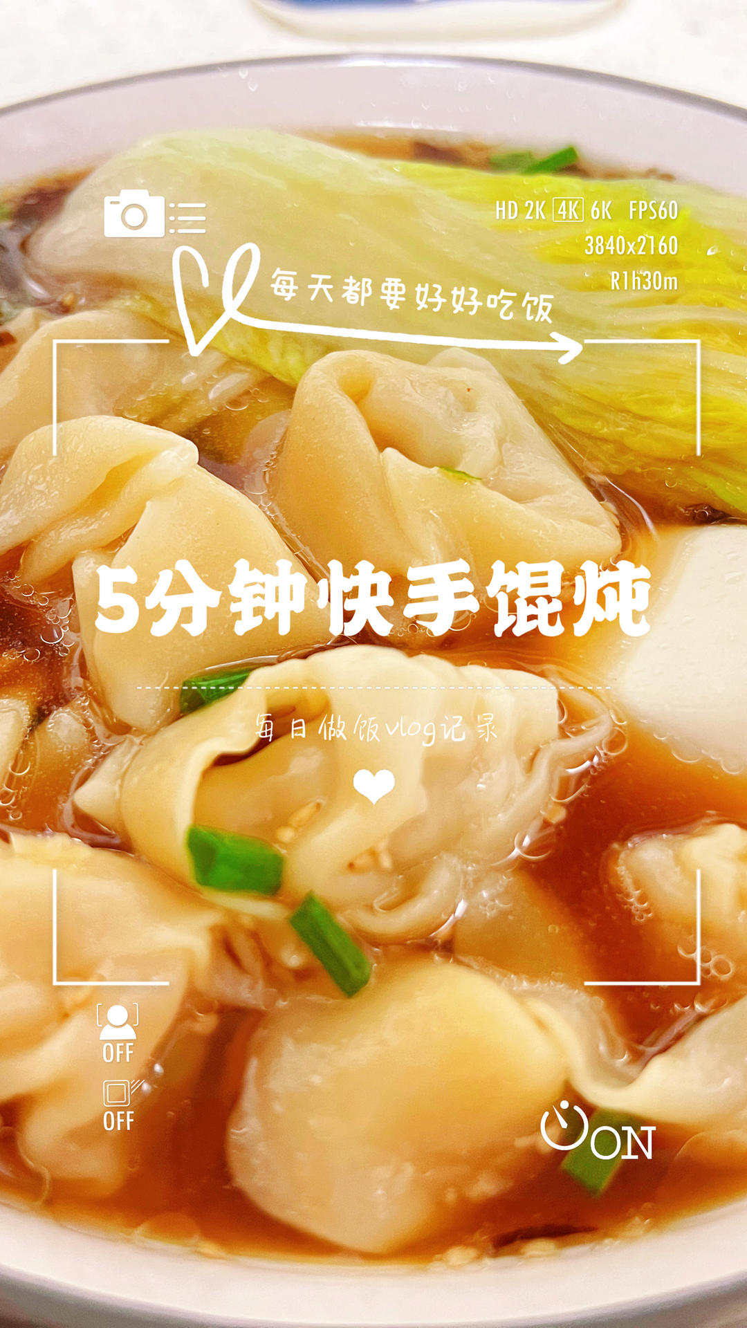 5分钟快手菜系列之煮冰冻小馄炖的做法