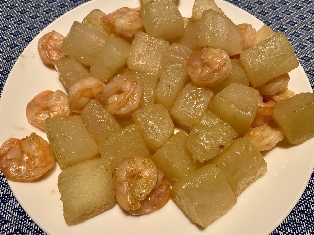 虾仁烧冬瓜「低脂又下饭」