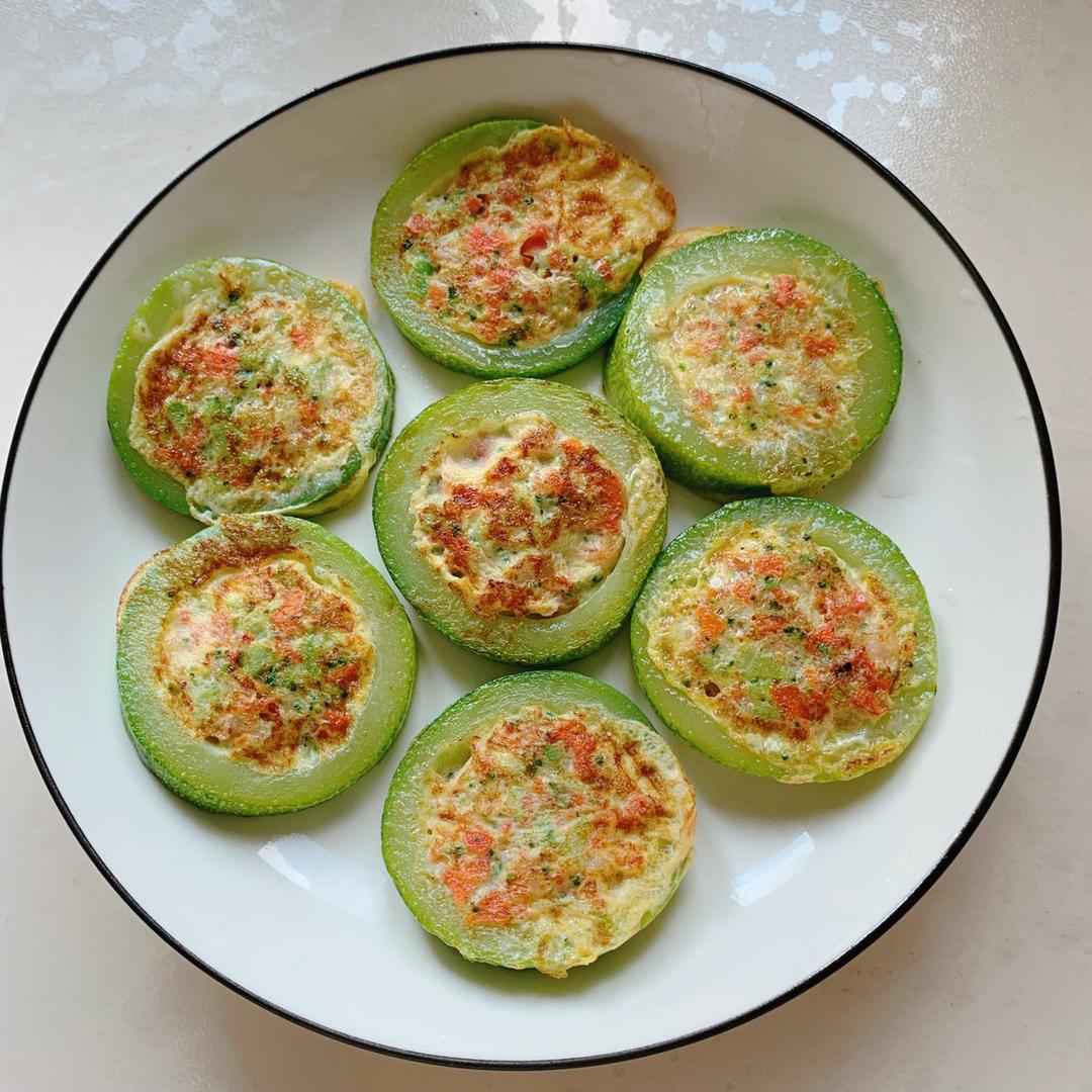 宝宝辅食-西葫鸡蛋圈的做法