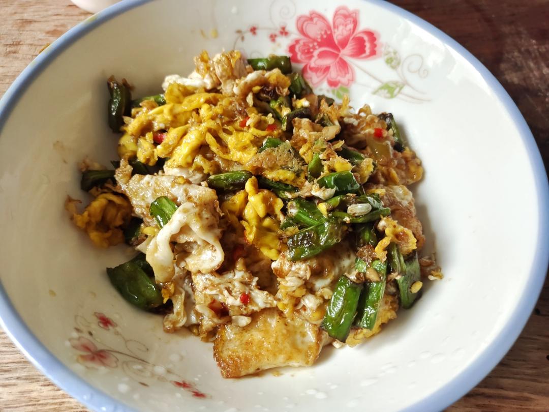 豆角炒蛋超级下饭菜，不好吃算我输